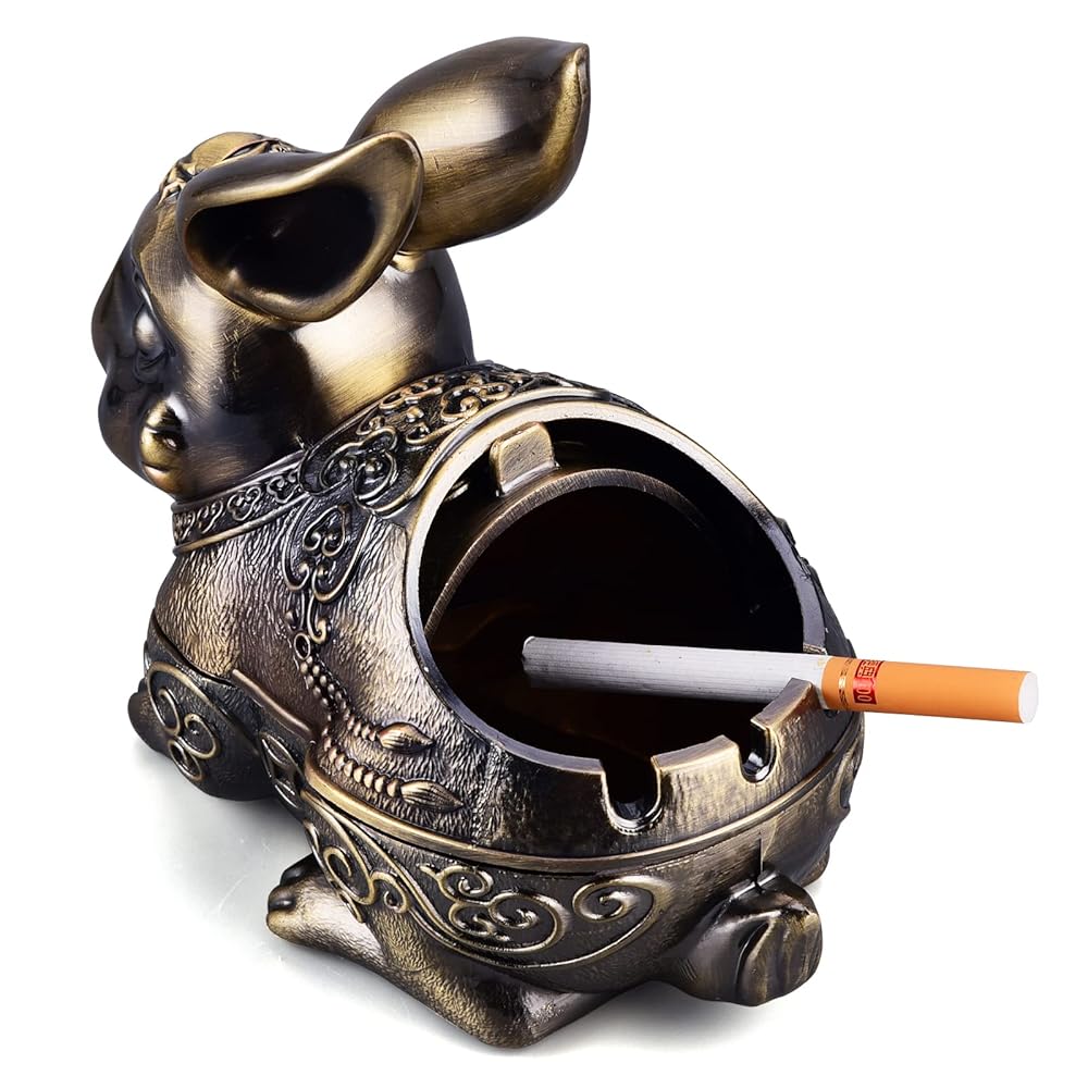 Amazon.com: K COOL Rabbit Decorative Windproof Ashtray with